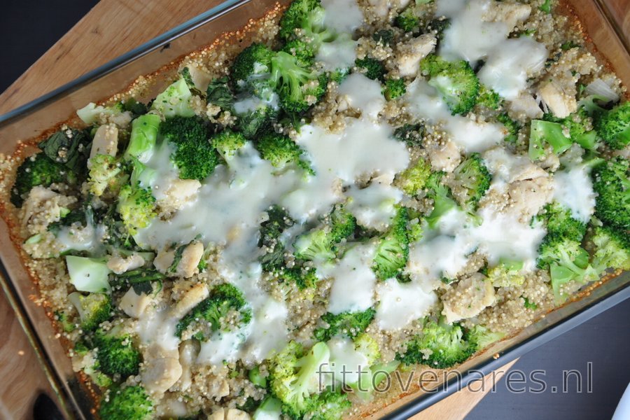 Gebakken Quinoa Met Broccoli En Kip Fittovenares Nl